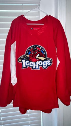 Hockey Jersey Team issued Rockford IceHogs practice jersey 60G
