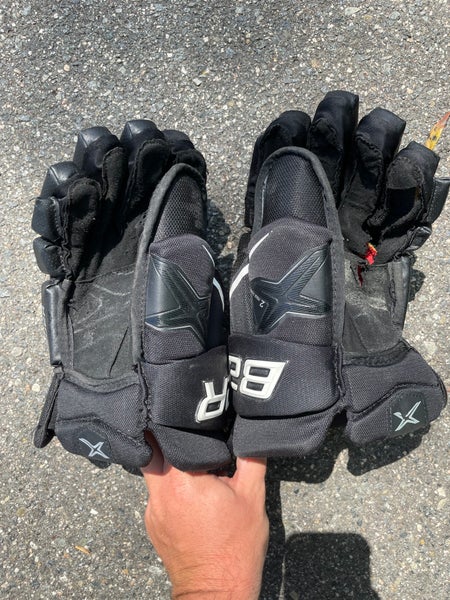 Black Senior Bauer Vapor 2X Pro Gloves 15"