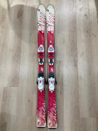 Used Kid's Volkl Chica 130 cm Skis With Bindings