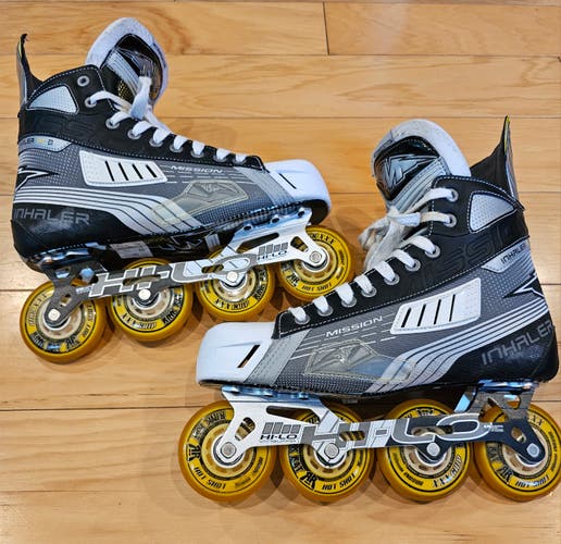 Mission Inhaler AC3 Size 10EE Inline Roller Hockey Skates
