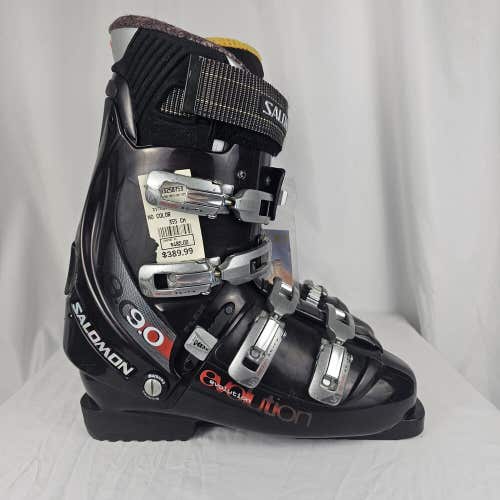 Salomon Evolution 9.0 Men’s Black Ski Boots Mondo 28.5, Size 10.5 US Last 322 mm
