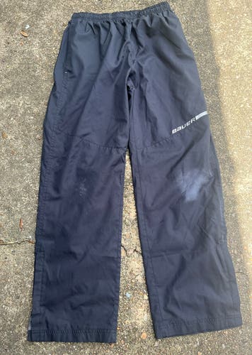 Used Bauer Black Track Suit Pants XL E3-1