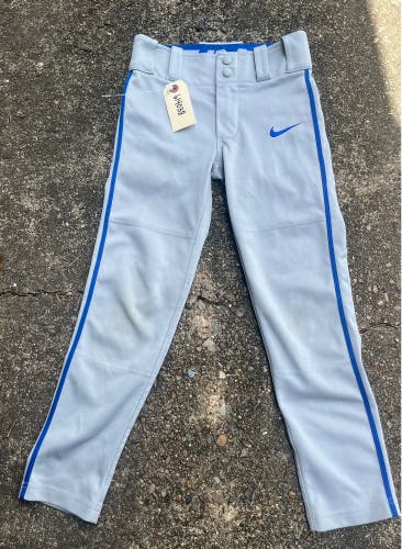 Used Gray XS Youth Nike Game Pants E3-1