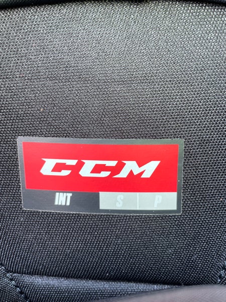 Black Intermediate Small CCM E1.9 Hockey Goalie Pants
