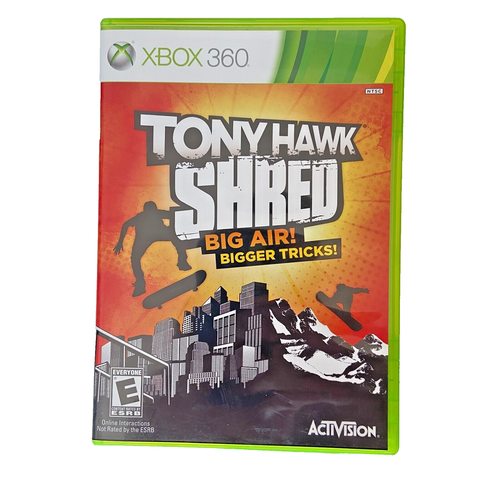 Tony Hawk: Shred (Microsoft Xbox 360, 2010)-CIB - Tested