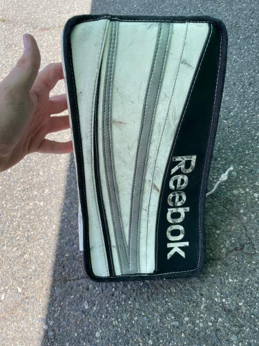 White Used Intermediate Reebok Premier XLT Pro Goalie Blocker