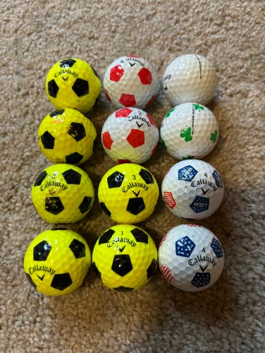 Callaway Chrome Soft soccer balls