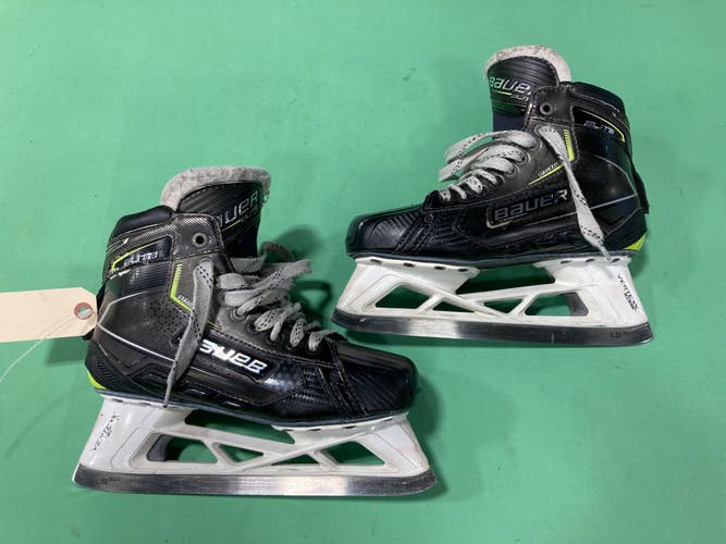 Used Bauer Elite Hockey Goalie Skates 6.5 (Fit 3)