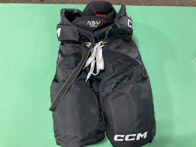 Black Used Senior Small CCM Tacks AS-V Pro Hockey Pants