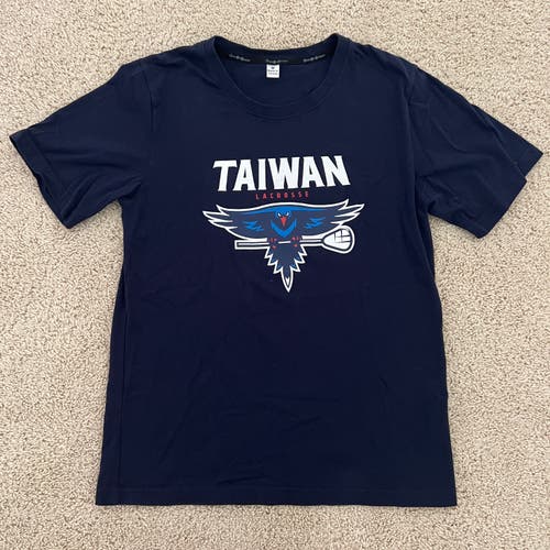 Taiwan Lacrosse Men's Medium New Blue Shirt