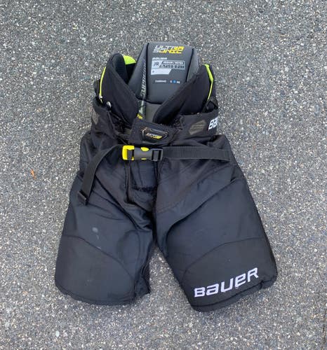 Used Junior Medium Bauer Supreme Ultrasonic Hockey Pants