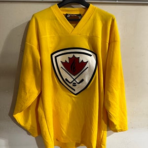 Yellow Used The Hill Academy Large Jersey