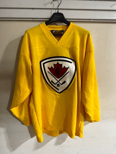 Yellow Used The Hill Academy Large Jersey