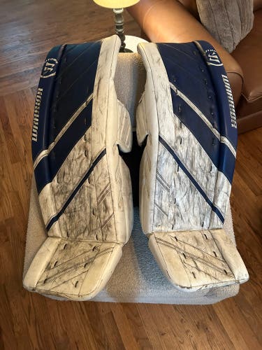 Warrior R/G4 Pro Hockey Goalie Leg Pads Size 36+1.5”