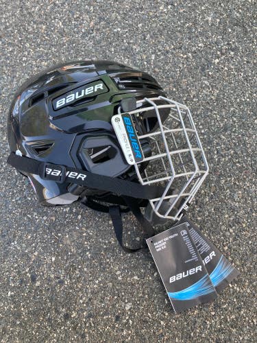 Black New Small Bauer IMS 5.0 Helmet