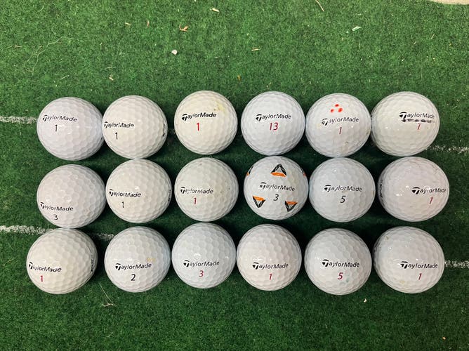 18 Used Tp5 And Tp5x Golf Balls