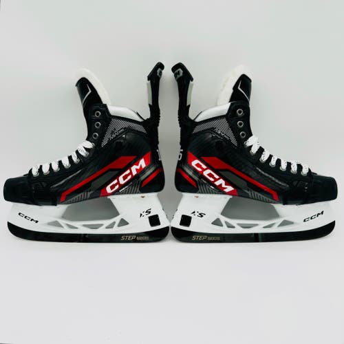 New Custom Red CCM Supertacks AS-V Pro Hockey Skates-8.5 D/A-271-Step Blacksteel