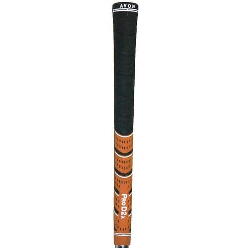 Avon Pro D2x Golf Grip (Black/Orange, Standard) .580 NEW