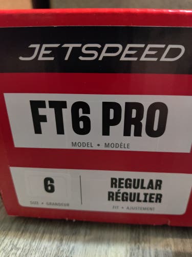 New Intermediate CCM JetSpeed FT6 Pro Hockey Skates Regular Width 6