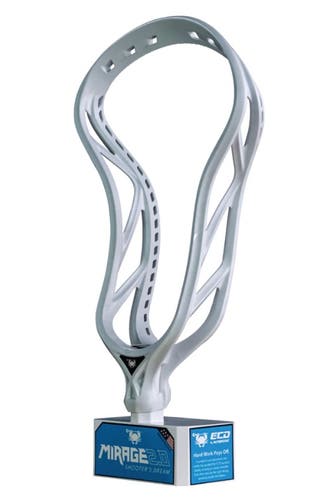 New East Coast Dyes Ecd Lacrosse Mirage 2.0 Attack Lacrosse Head White NWT