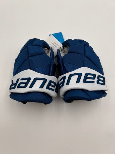 New Colorado Avalanche Bauer 13" Pro Stock MacKinnon Vapor Hyperlite Gloves
