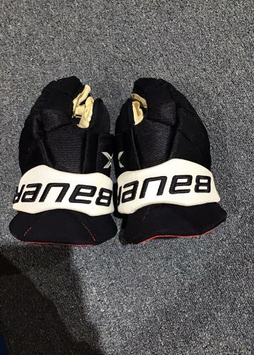 Lightly Used Bauer 14" Pro Stock Vapor 2X Pro Avalanche Issued Gloves