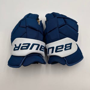 Lightly Used Toews Colorado Avalanche Bauer 14" Pro Stock Supreme Mach Gloves