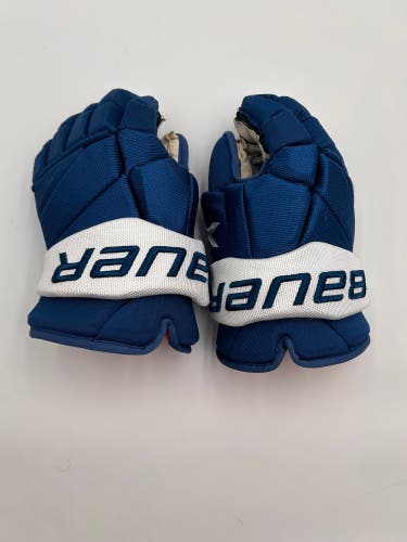 Lightly Used Colorado Avalanche Johnson Bauer 14" Pro Stock Vapor 2X Pro Gloves