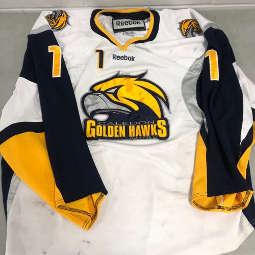 Caledon Golden Hawks OHA goalie cut jersey