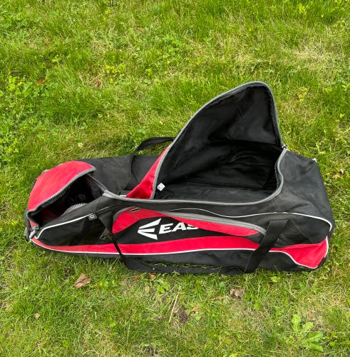 Used Easton Bat Bag With Wheels And Helmet Storage