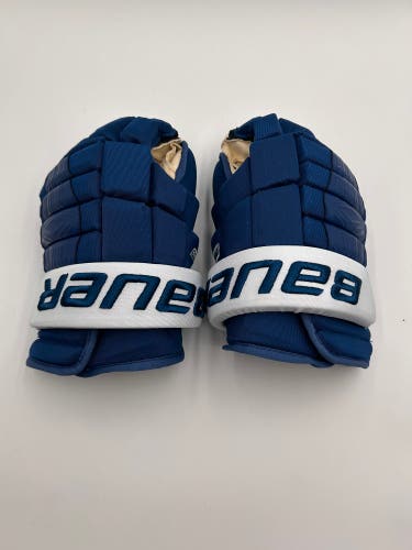 New Colorado Avalanche Bauer 14" Pro Stock Pro Series Gloves