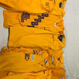 9-Used Hockey Jerseys -Yellow Youth