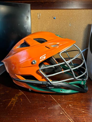 Orange Cascade S Lacrosse Helmet
