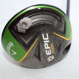 LEFT HANDED Callaway Epic Flash Sub Zero 9* Driver Stiff Flex HZRDUS  #166086