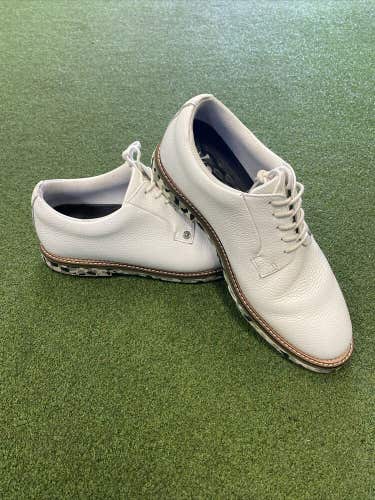 G/Fore G4 Gallivanter Men’s Leather Golf Shoes White Camo Men’s 11