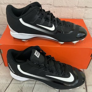 Nike 807126 010 Huarache 2KFilth Pro Low Mens Baseball Cleats Black White US 6.5