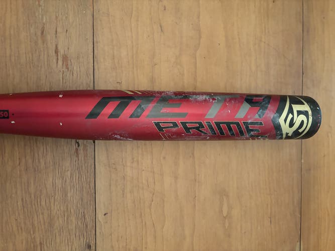 Used 2019 Louisville Slugger WTLBBMTP9B3 Meta Prime Baseball Bat 34/31