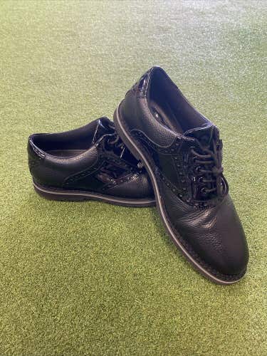 G/Fore G4 Gallivanter Men’s Leather Golf Shoes Mens 11 Black