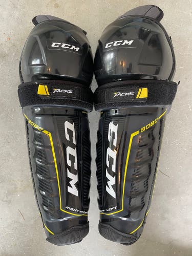 Like New - CCM Tacks 9080 Shin Guards (Sz. 14)