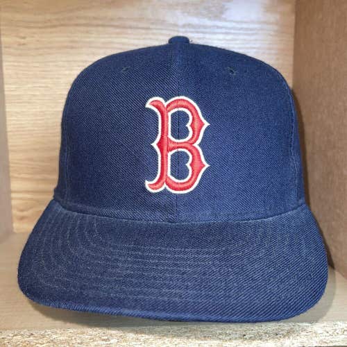 Vintage 90s Boston Red Sox New Era Diamond Collection Fitted Hat - 7 1/4