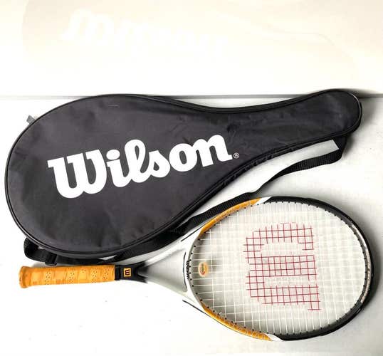 Wilson US Open Graphite Hybrid Tennis Racquet Racket w/Bag~10oz. 110sq.in. 340mm