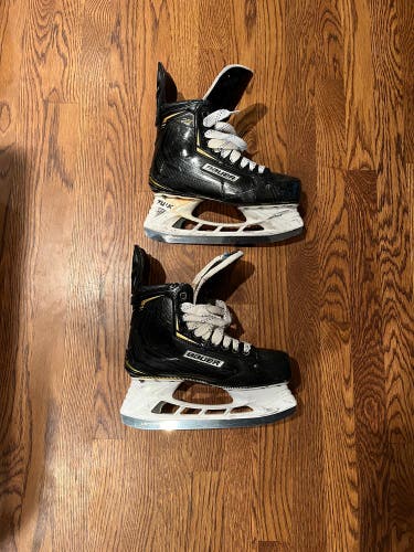 Used Senior Bauer Regular Width Pro Stock 7 Supreme 2S Pro Hockey Skates