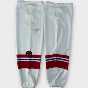 Pro Stock Wheeling Nailers 2021 Marvel Super Heroes Night Spider-Man Hockey Socks