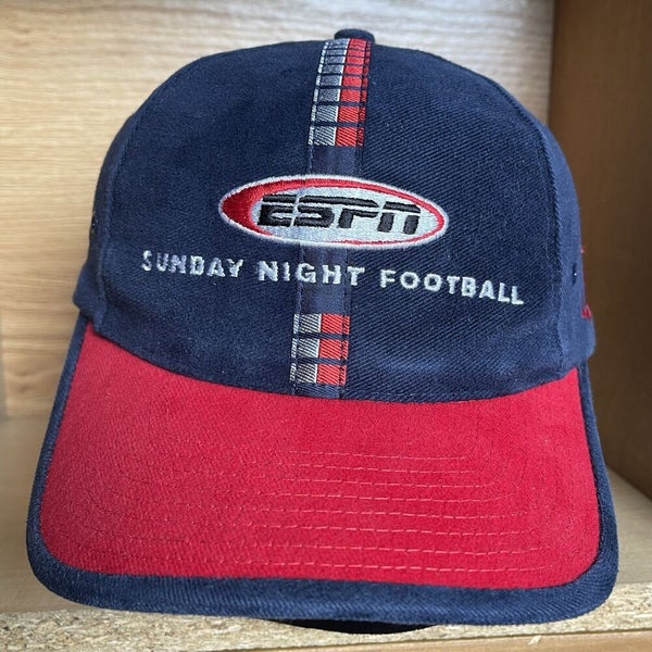 Espn Hat Design Vintage ESPN Sunday Night Football Logo Athletic Strapback Cap Hat NFL ...
