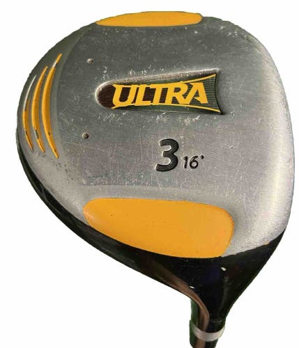 Wilson Ultra 3 Wood 16* Men's RH Regular Flex Graphite 42.5" New Grip Nice Club