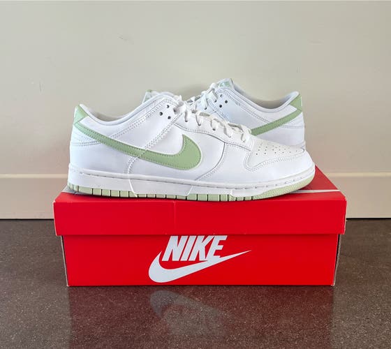 Used Nike Dunk Low White/Honeydew Men’s Size 11.5 Shoes (Check Description)