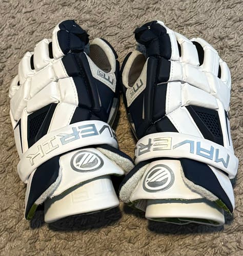 Maverik M5 Lacrosse Gloves Navy/White - Size Large