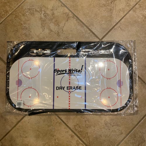 New SportWrite Dry Erase Hockey Coach Board