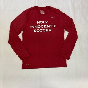 The Nike Tee Holy Innocents Bears Soccer Legend LS Top Men's M Red 727980