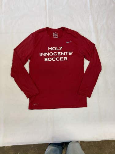 The Nike Tee Holy Innocents Bears Soccer Legend LS Top Men's M Red 727980